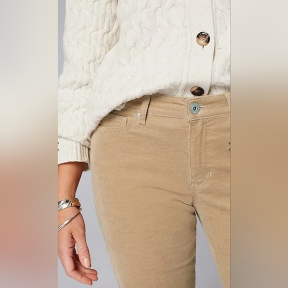 J. Jill Heathered-Cord Relaxed Boyfriend Jeans - Picture 4 of 6